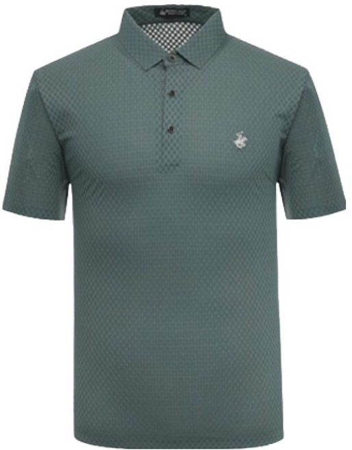 비버리힐스폴로클럽 남성용 썸머 라이트 스케일 카라 반팔 티셔츠