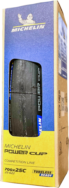 MICHELIN 米其林 POWER CUP 高性能公路胎 無內胎 黑色, 1條