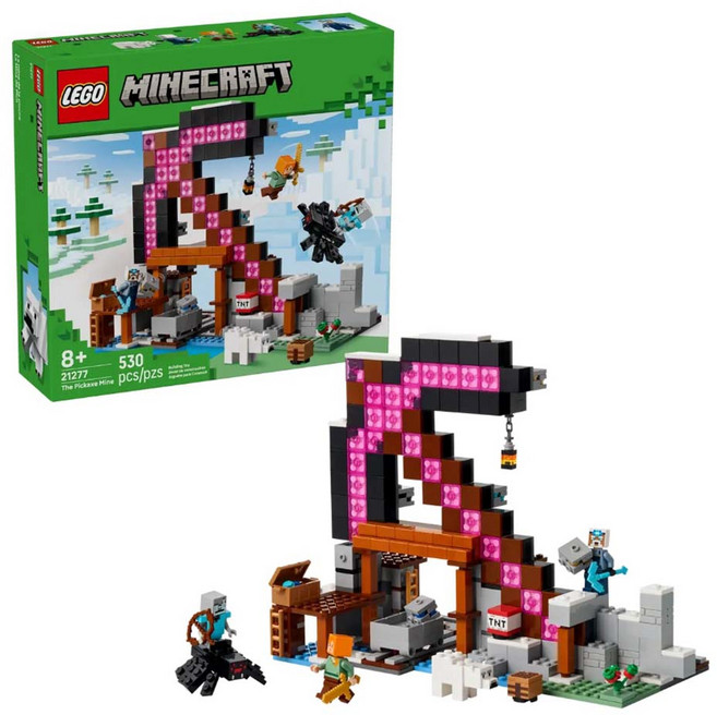 LEGO 樂高 當個創世神 十字鎬礦場 The Pickaxe Mine 21277, 1組, 多色