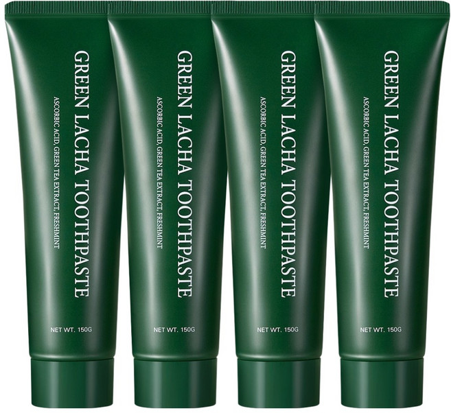 폴메디슨 그린라차 후레쉬민트 치약, 150g, 4개