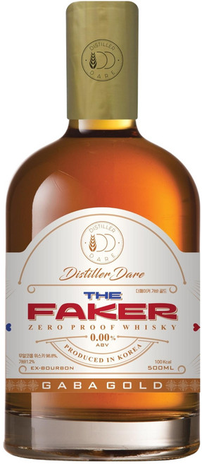 DISTILLER DARE The Faker GABA 黃金頂級無酒精威士忌, 1個, 500ml