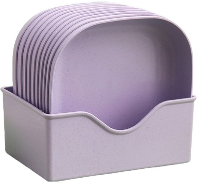 디어엘크 미니 쟁반, 퍼플, 1세트