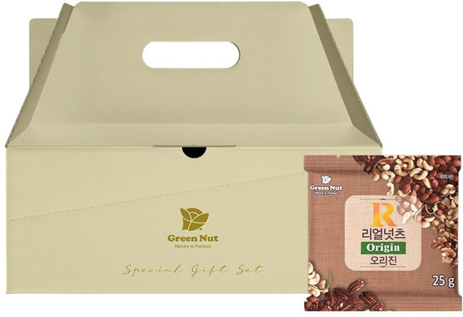 그린너트 리얼넛츠 오리진 믹스넛 50p, 1개, 25g