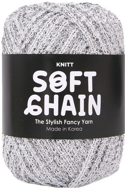니뜨 소프트체인 뜨개 메탈실 50g, 13 실버, 1개