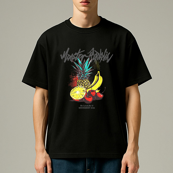 몬스터리퍼블릭 파인 바나나 옐로우 티셔츠 8136