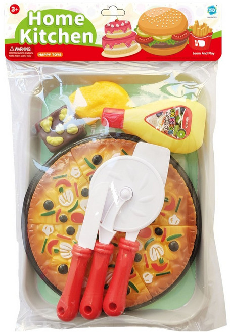 만이다 유아용 홈 키친피자 닭다리 초코케잌 주방놀이 vdwwdd002s, 1개, 혼합색상