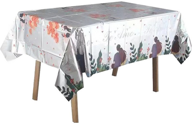 마켓피오 러브파티 일회용 식탁보 타입2, 4개, 1개입