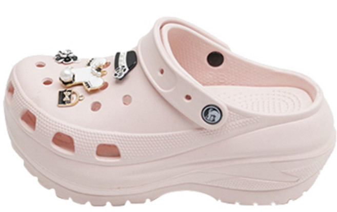 토퍼스 여성용 통굽 패션 키높이 샌들 슬리퍼 하이업 6cm