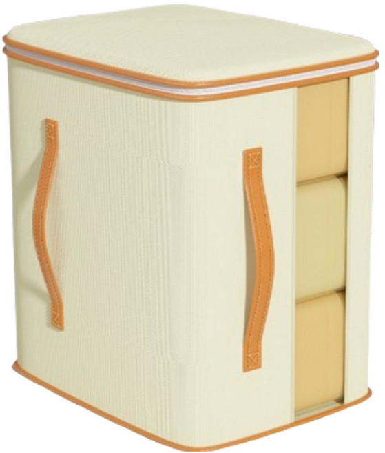 오리진트 이불 정리 튼튼한 압축 리빙박스, 혼합색상, 1개