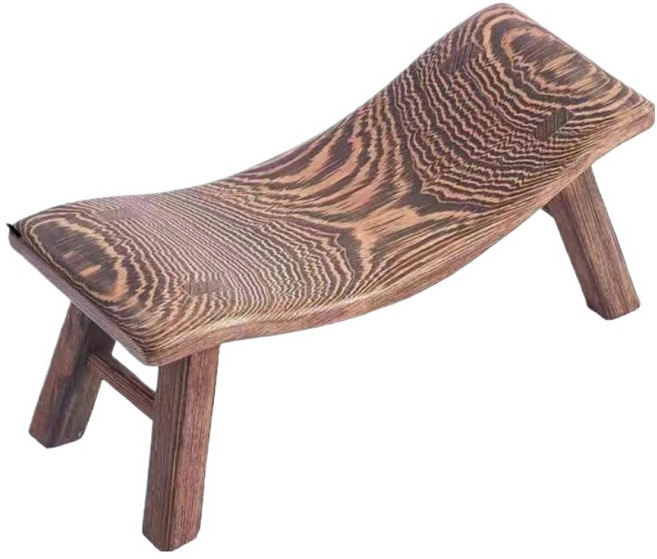 Soulrich 舒適高級原木木枕 曲線頸枕, 混合顏色