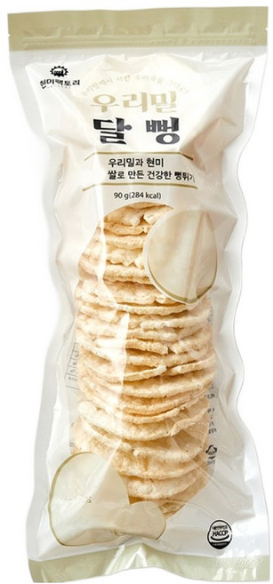 현미팩토리 우리밀 달뻥, 90g, 1개