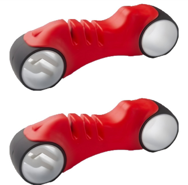 포텐키트 쉬운 칼갈이 바퀴는 가위갈이, 빨강, 2개