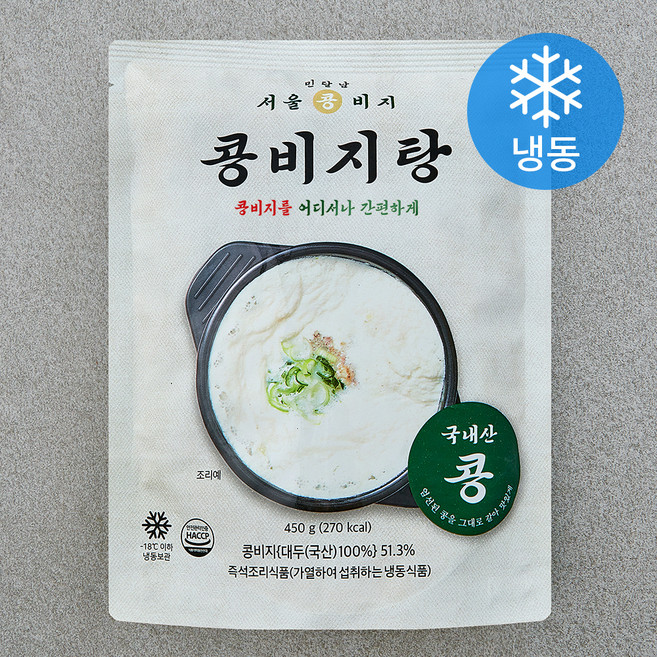 서울콩비지 콩비지탕 (냉동), 450g, 1개
