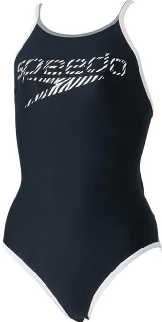 스피도 지브라로고 원피스 턴스 수영복 STW02410