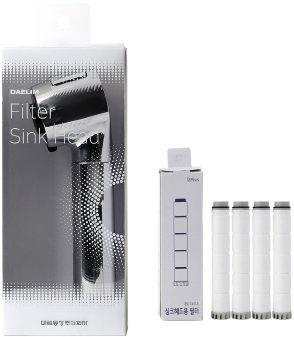 도비도스 토네이도 싱크 헤드 DPF-1000 + 세디먼트 필터 DPF-700F 4p 세트, 1세트