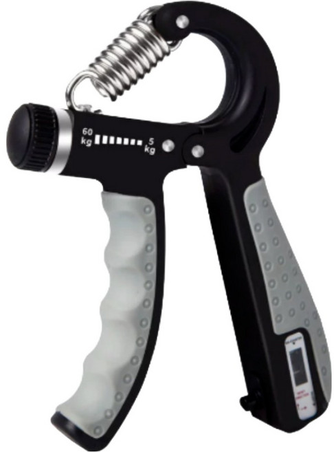 몰투데이 뽀빠이 악력기, 블랙 + 그레이, 1개