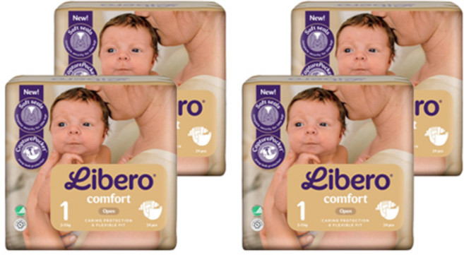리베로 컴포트 밴드형 기저귀 남여공용, 1단계, 96매
