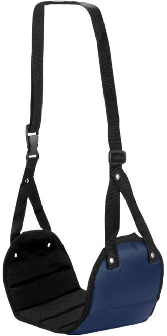 재마로 아웃도어 비행기 기차 자량 사무실 풋 레스트 발해먹 + 파우치 세트, 네이비, 2세트