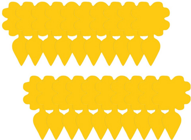 마켓플랜 초파리 끈끈이 벌레퇴치 화분꽂이 무, 3g, 20개