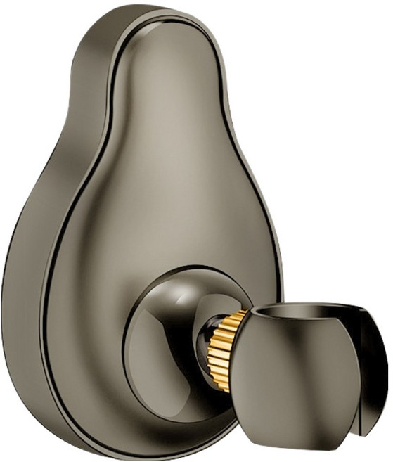 더자카 무타공 각도조절 샤워헤드 홀더, 그레이