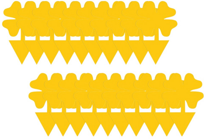 마켓플랜 초파리 끈끈이 벌레퇴치 화분꽂이 네잎클로버, 3g, 20개