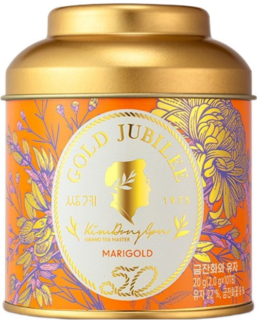 SSANGGYE Gold Jubilee 金盞花與柚子, 1個, 10入, 2g
