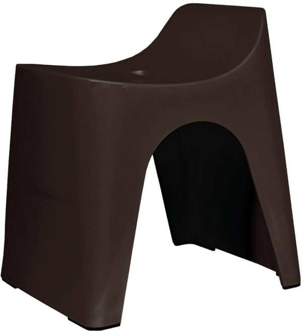 휴바스 일본 높은 욕실의자, 브라운