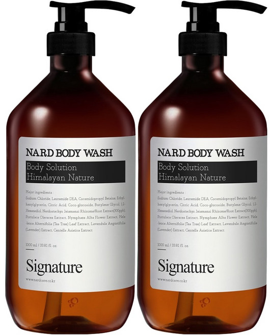 나드 부케가르니 바디워시 시그니처, 1L, 2개