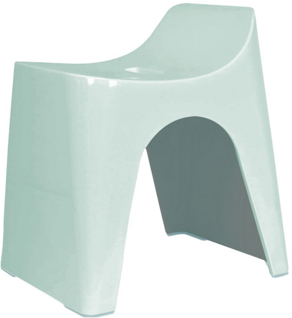 휴바스 일본 높은 욕실의자, 파스텔 그린