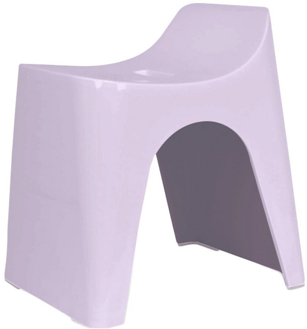 휴바스 일본 높은 욕실의자, 파스텔 퍼플