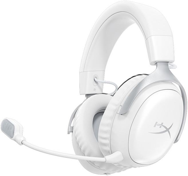 하이퍼엑스 클라우드3 S 무선 게이밍 헤드셋 AX6G1AA 화이트 200시간 멀티단자