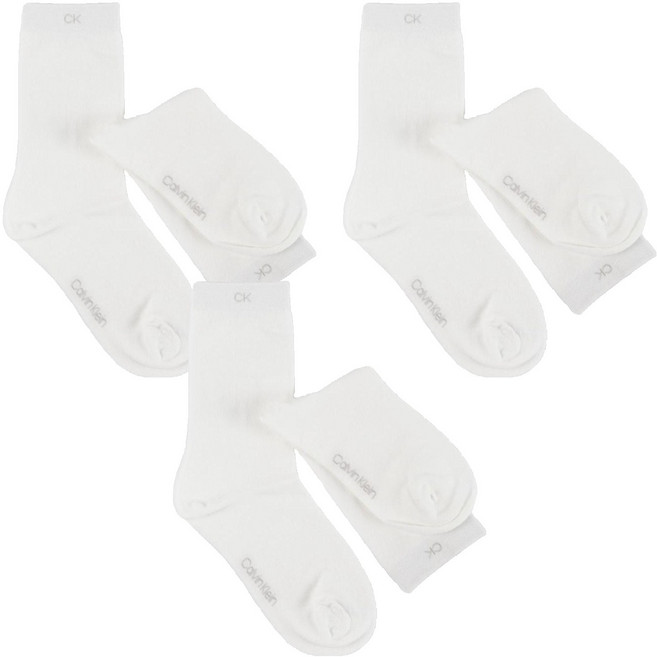 캘빈클라인 피케커프 심리스토 양말 3족