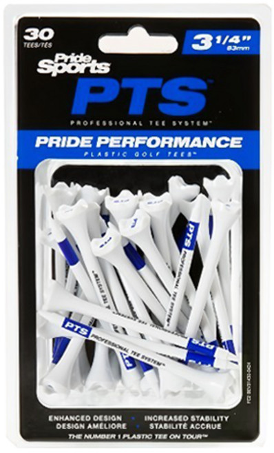 프라이드스포츠 PTS 에볼루션 플라스틱 골프티 3-1/4 30p, 블루, 1개
