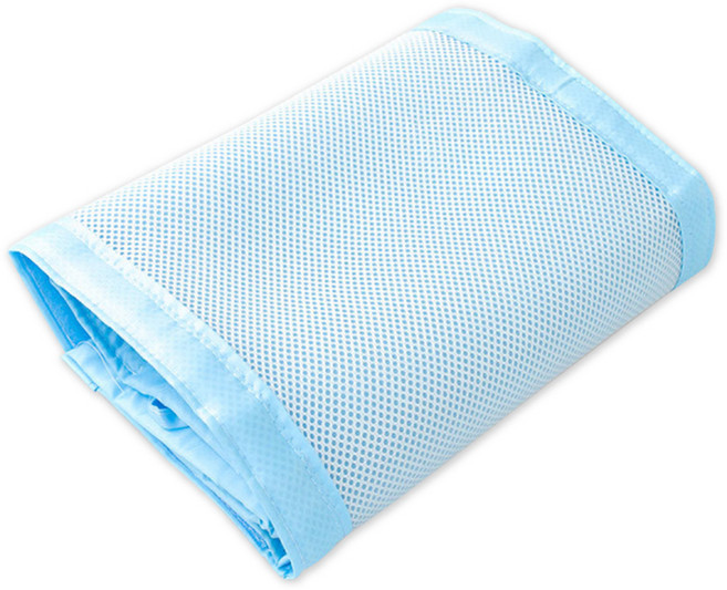 OhBabyLying 嬰兒床透氣床圍, 粉藍色