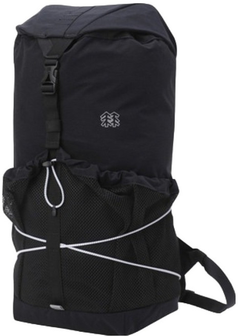 코오롱스포츠 경량 하이킹 백팩 18L QEBXX25119BLK, 블랙