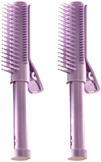 伸縮型口袋造型梳2件組, 顏色隨機, 1組