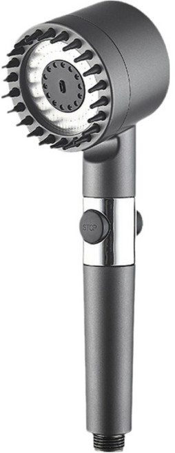 리브리카 수압상승 필터 샤워기, 블랙, 1개