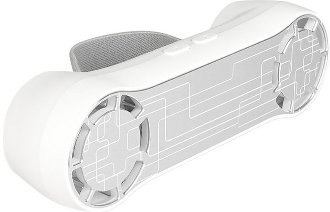 나비 트윈터보 급속 냉각 듀얼 휴대용 선풍기, NV201-ACF20, 화이트