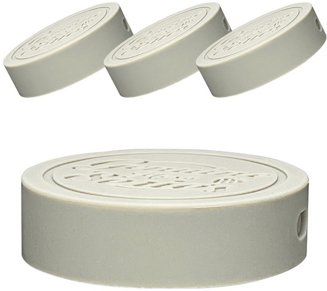 미르코리아 헥사 제뉴엔 유리병 실리콘 뚜껑 70mm, 그레이, 4개