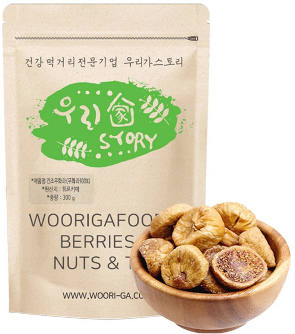 우리가스토리 건조 무화과, 1개, 300g
