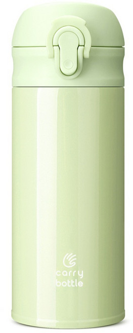 캐리보틀 이지보틀 보온병 텀블러, 1개, 350ml, 그린
