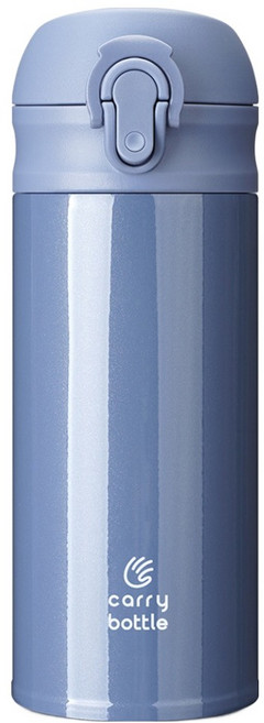 캐리보틀 이지보틀 보온병 텀블러, 1개, 350ml, 네이비