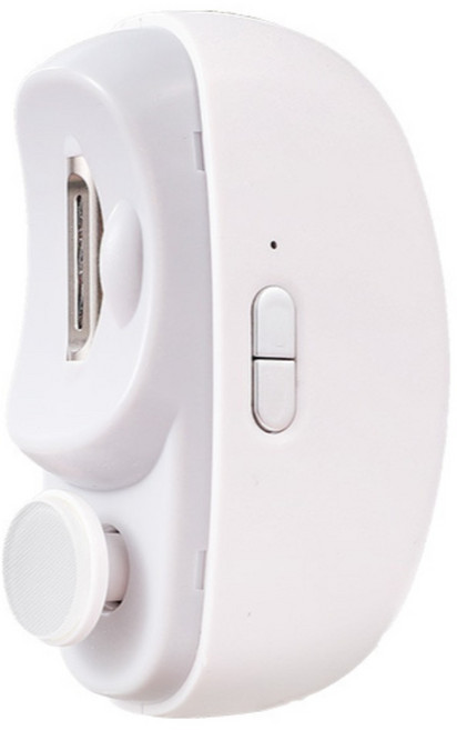 電動指甲修剪磨甲機 升級款, 1個, 白色