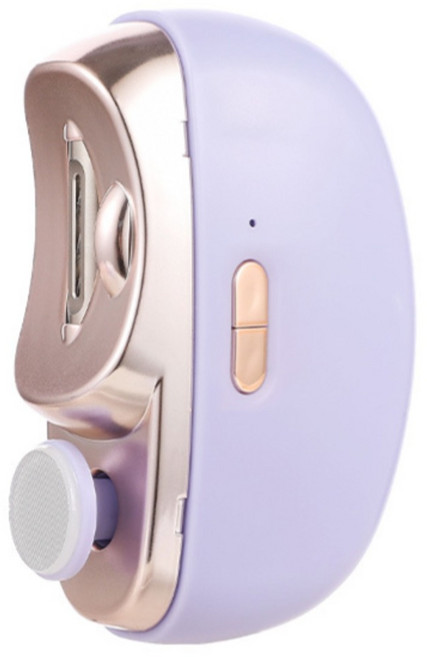 電動指甲修剪磨甲機 升級款, 1個, 紫色