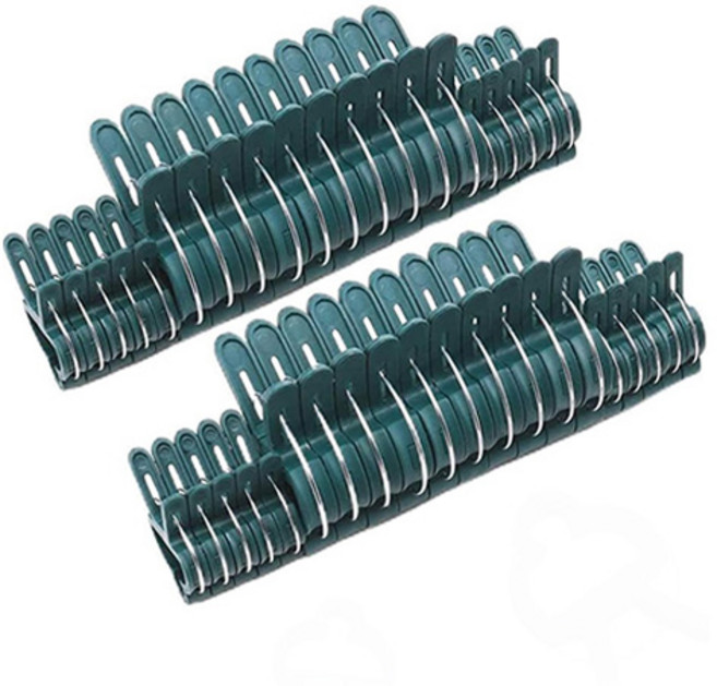 언더보스 제비형 작물 집게 대형 20p + 소형 20p 세트, 1세트