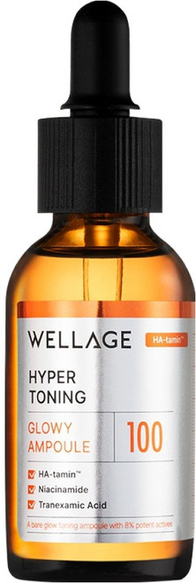 WELLAGE 唯拉珠 Hyper Toning維他命亮白安瓶, 1瓶, 30ml