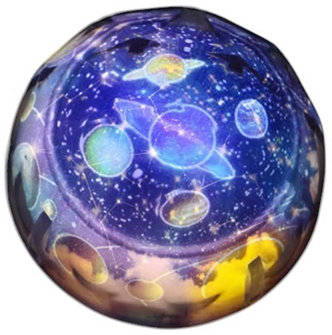宇宙星空夢幻旋轉投影燈 星空款