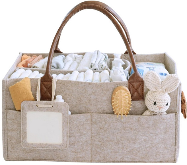 로시테라 이쁜 기저귀 정리함, 카키 + 카드