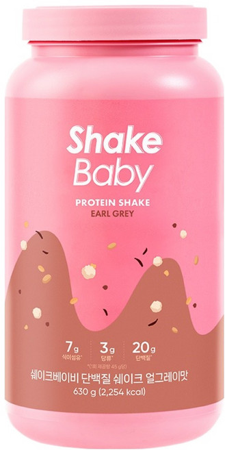 쉐이크베이비 락토컷 단백질 쉐이크 얼그레이맛, 1개, 630g
