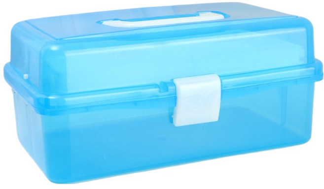 마켓링 튼튼한 미술 용품 보관함 블루